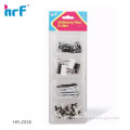 Black and White Stationery Clip Set